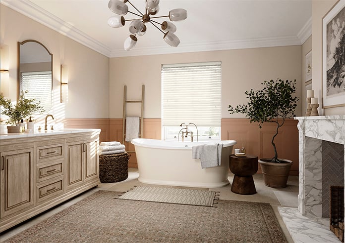 Ecowood, Ivory Cream Satin - Motorised Venetian Blind - Image 6